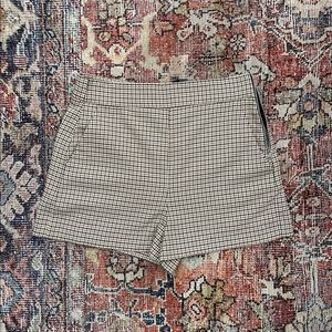 Zara plaid shorts